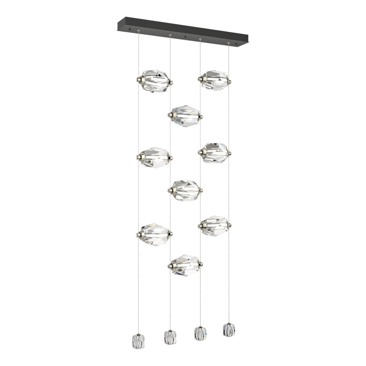 Gatsby 9-Light LED Pendant Crystal LED in Black