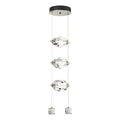 Gatsby 3-Light LED Pendant Crystal LED in Sterling