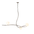 Slide Pendant 3-Light Opal Glass (GG) in Sterling