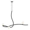 Glacier 3-Light Pendant 3-Light White Crystal (WP) in Black