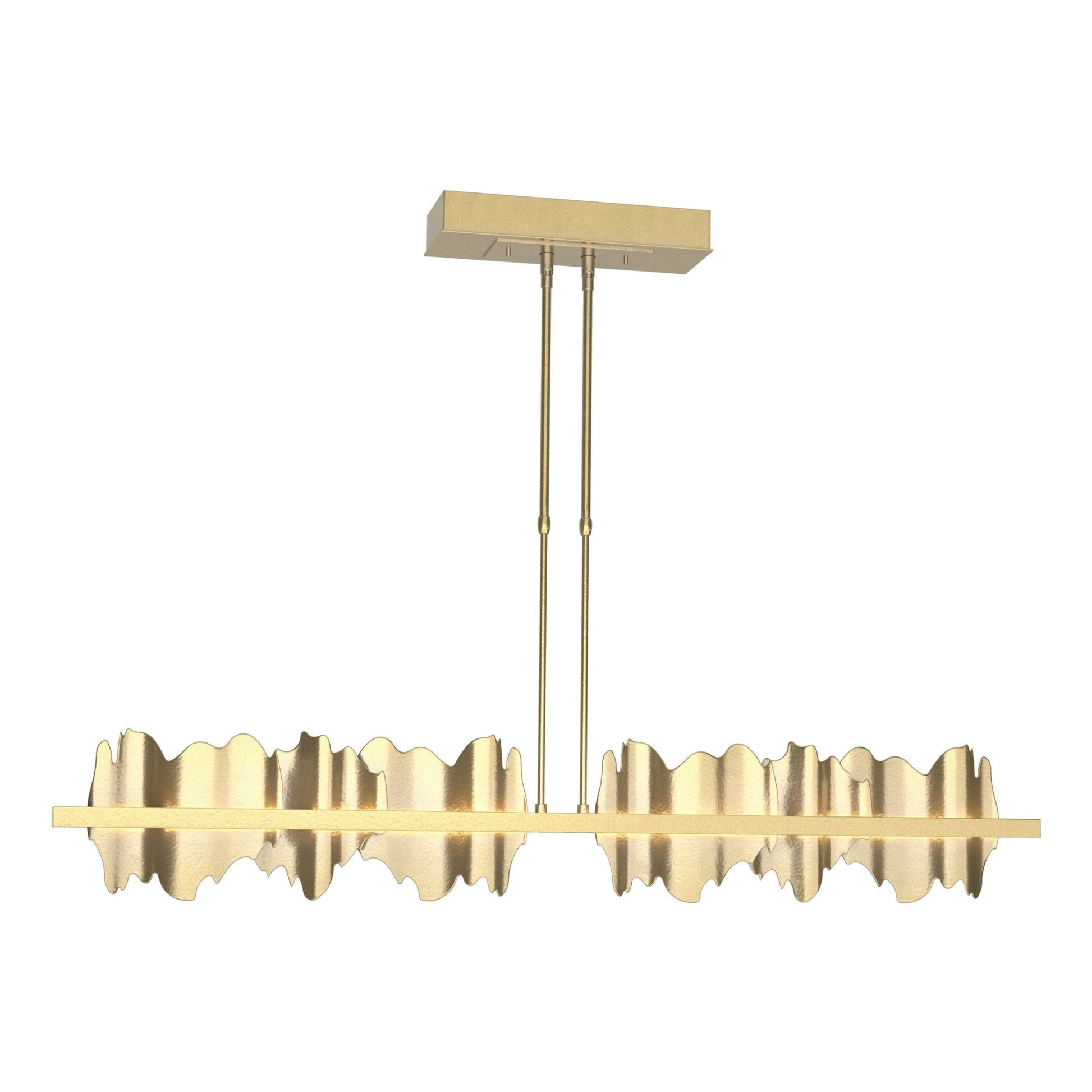 Hildene Large LED Pendant Modern Brass Accent LED in Modern Brass