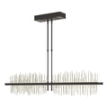 Gossamer Large LED Pendant Sterling Accent LED in Black