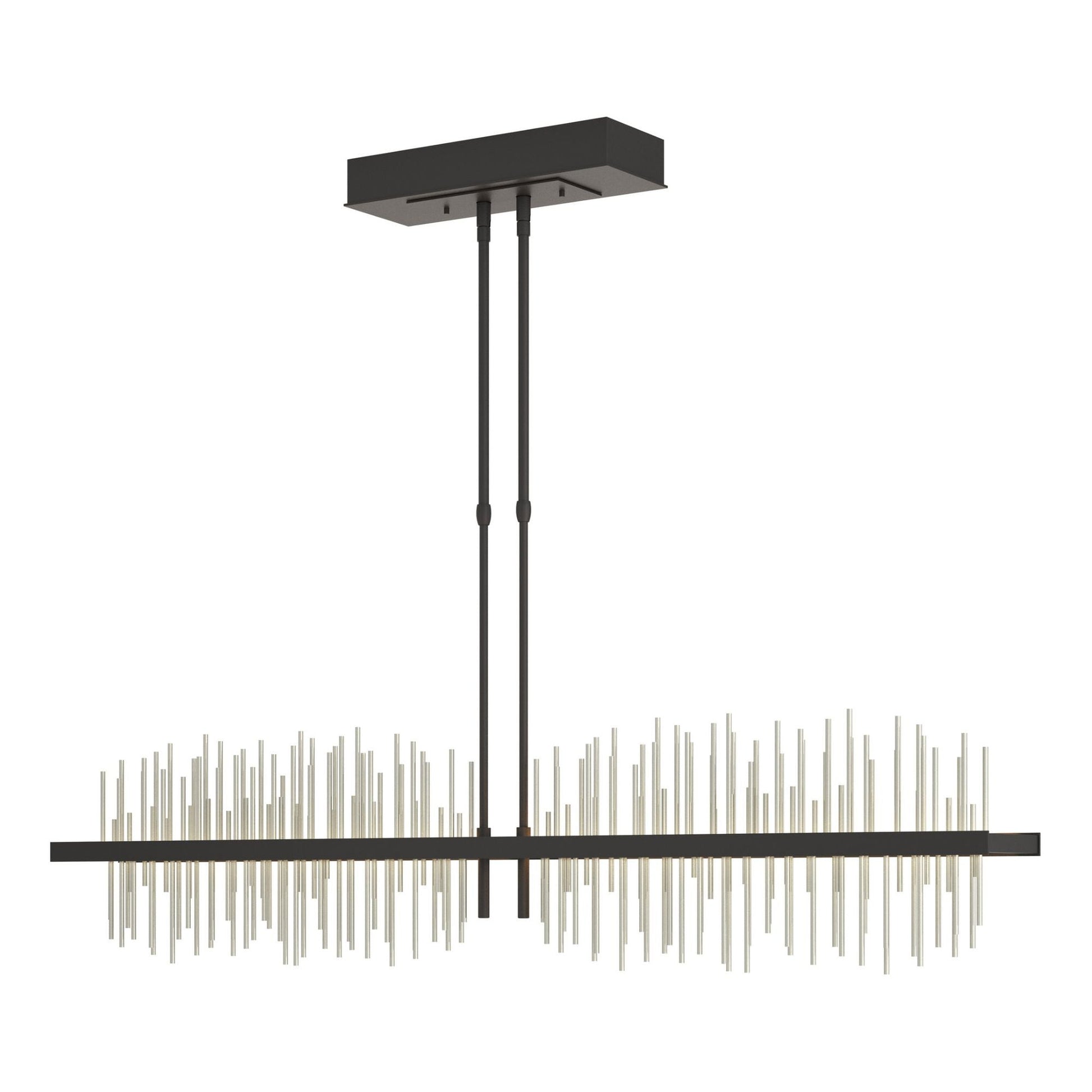 Gossamer Large LED Pendant Sterling Accent LED in Black