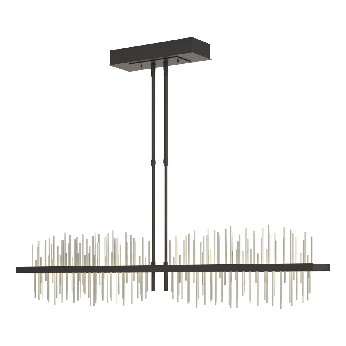 Gossamer Large LED Pendant Sterling Accent LED in Black