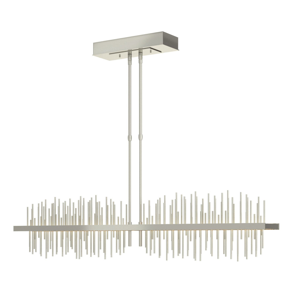 Gossamer Large LED Pendant Sterling Accent LED in Sterling