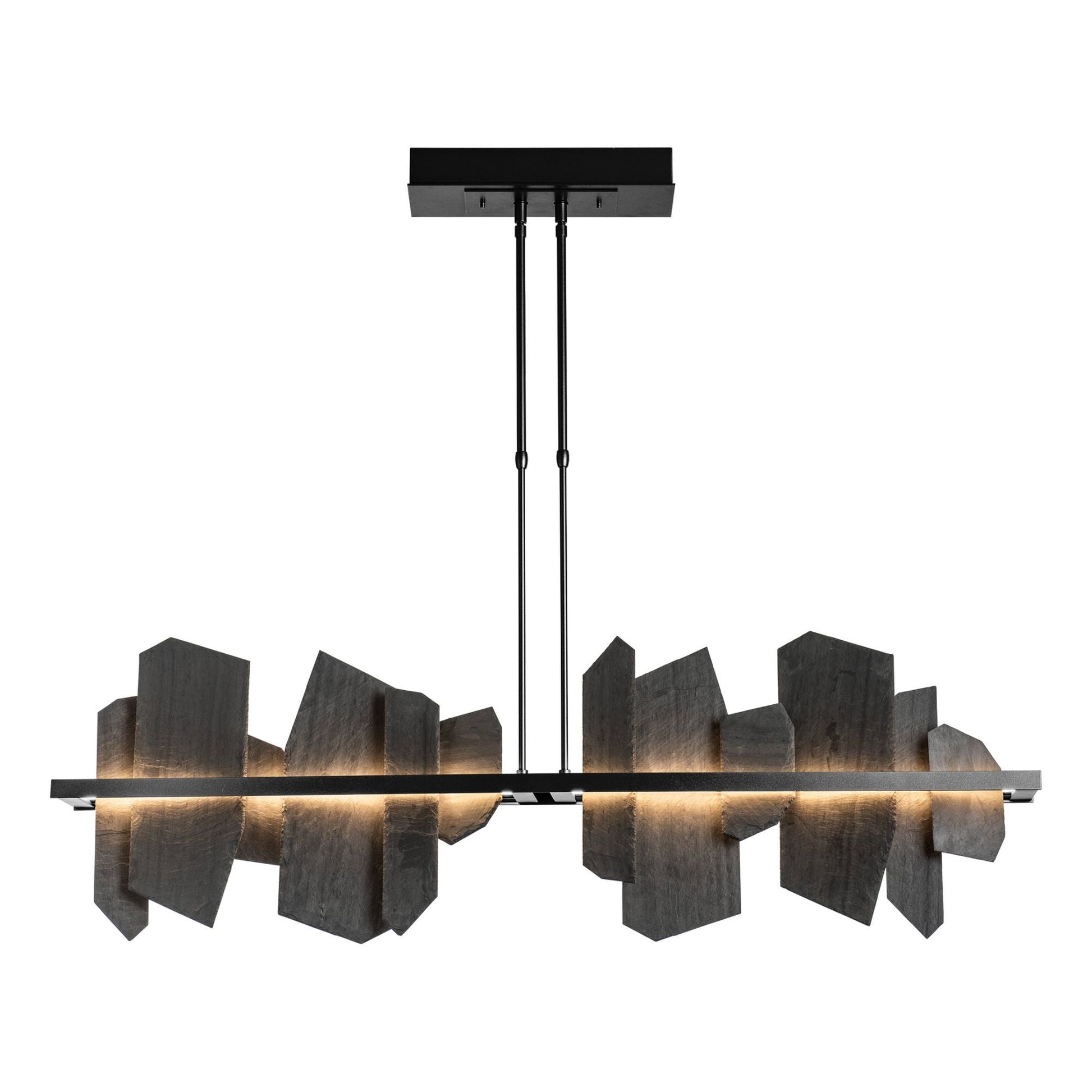 Ardesia Linear LED Pendant Slate LED in Black