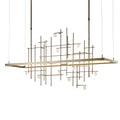 Spring LED Pendant LED Clear Bubble Glass (YG) in Dark Smoke