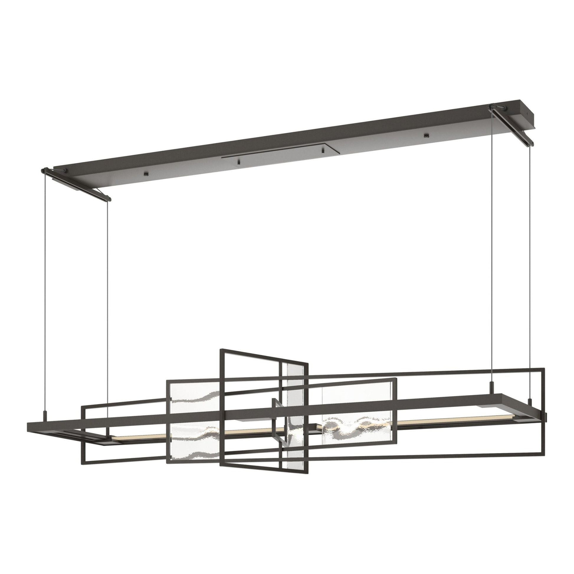 Summer LED Pendant Aqualite Glass LED in Dark Smoke