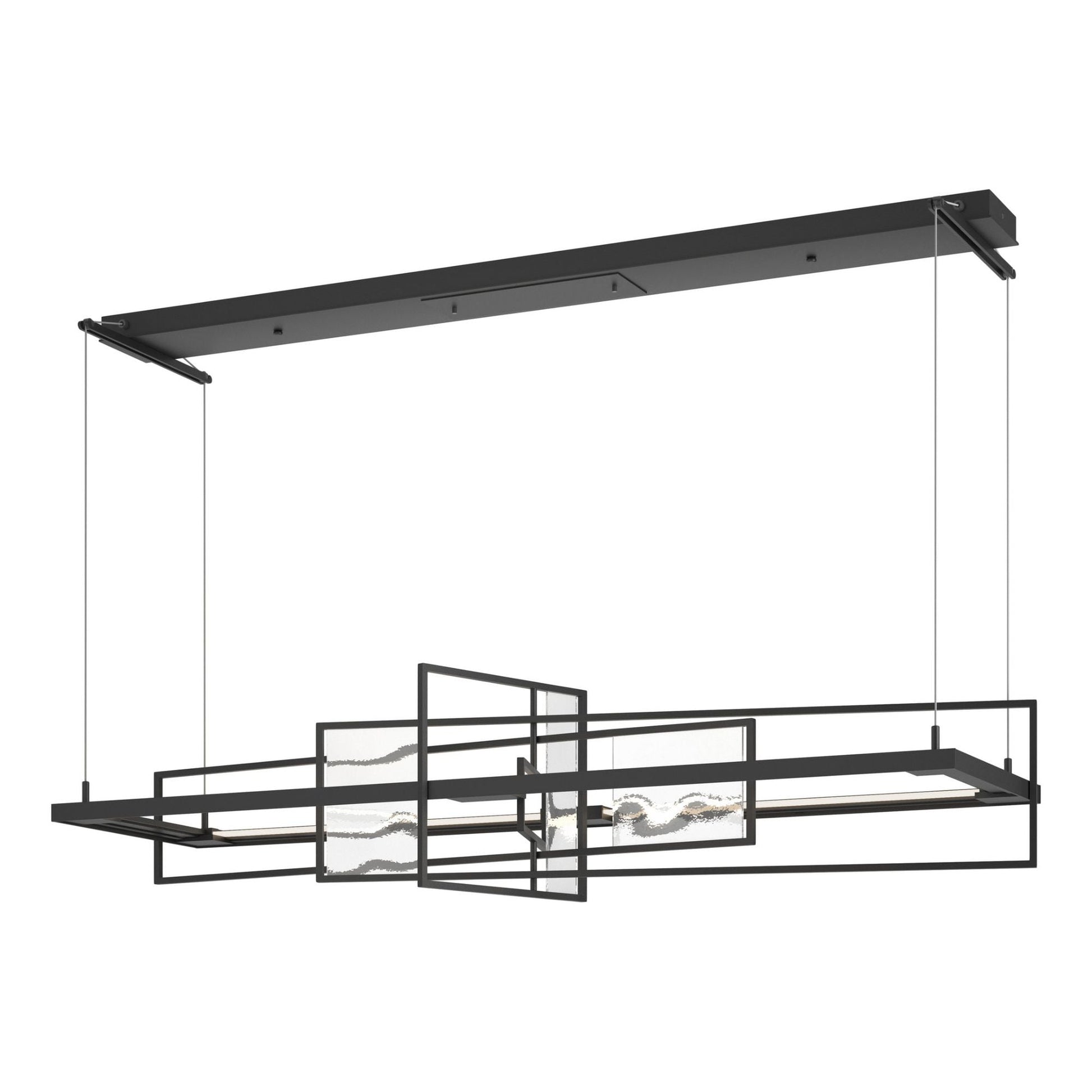 Summer LED Pendant Aqualite Glass LED in Black