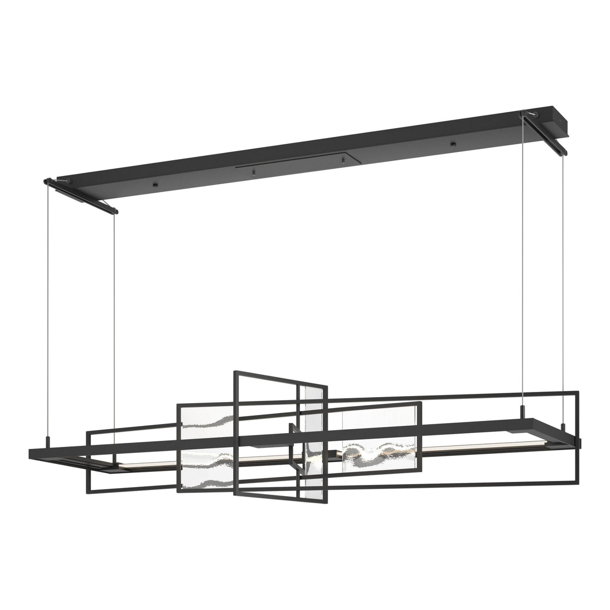 Summer LED Pendant Aqualite Glass LED in Black