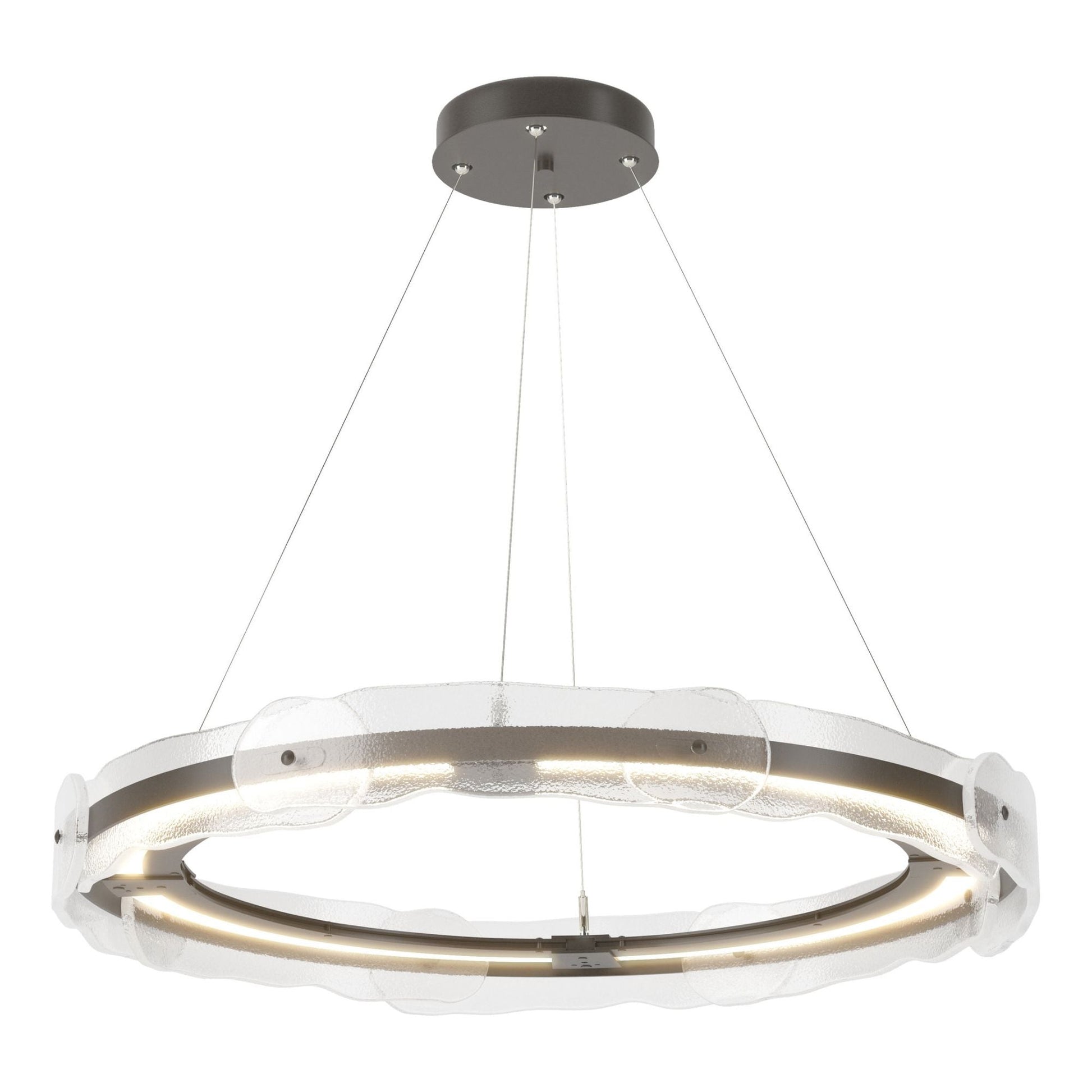 Solstice LED Pendant LED Clear Glass (ZM) in Dark Smoke