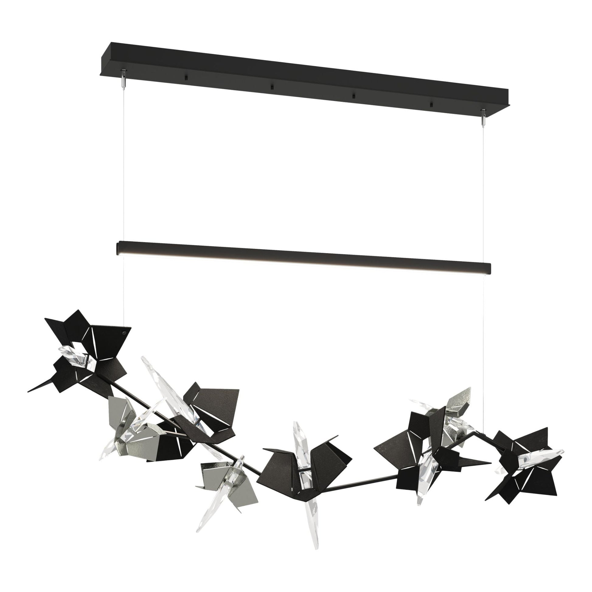 Belladonna LED Pendant Sterling Accent LED in Black