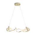 Zephyr LED Pendant LED in Modern Brass