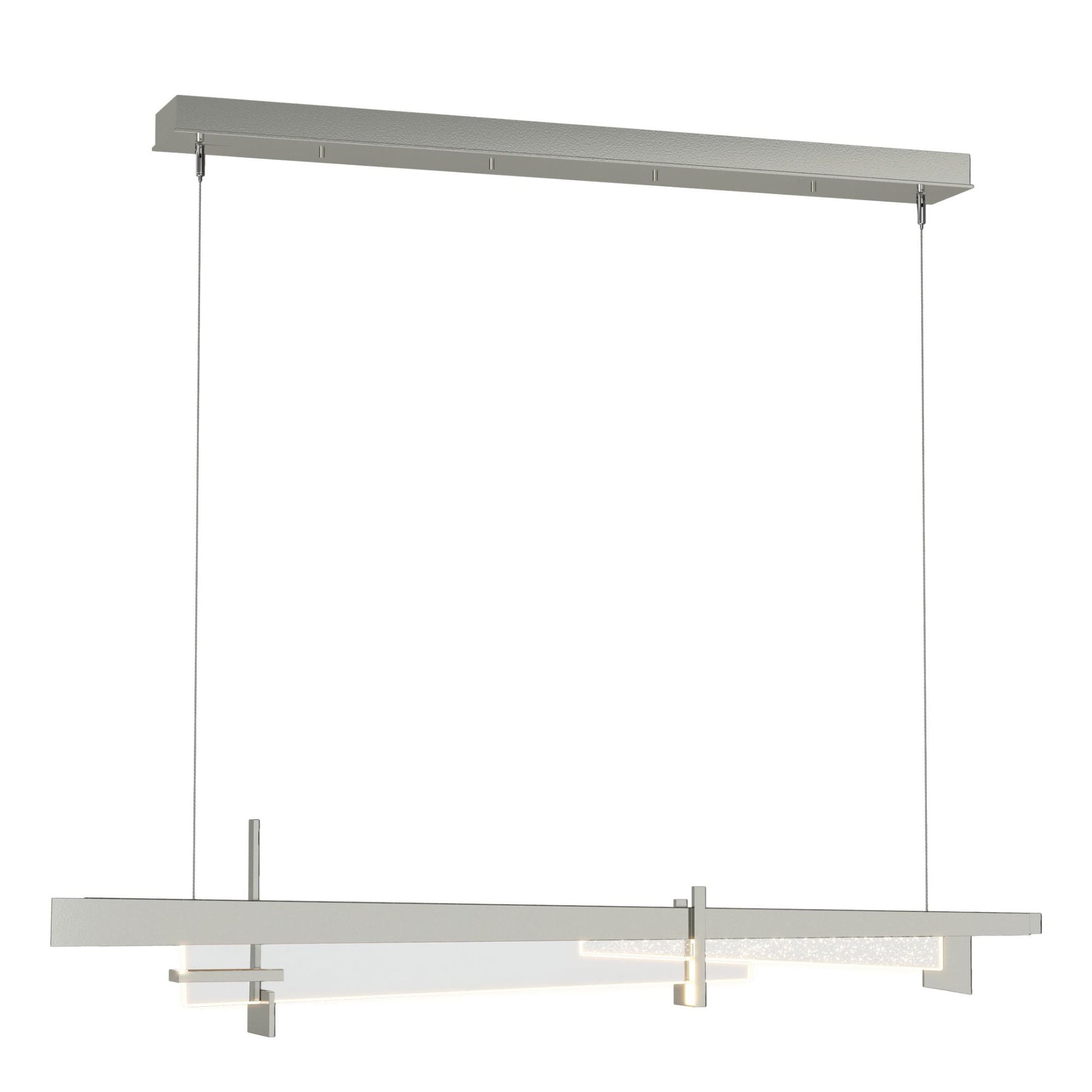 Tenon LED Pendant LED Clear Glass (ZM) in Sterling