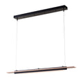 Plank LED Pendant Maple Wood LED in Black