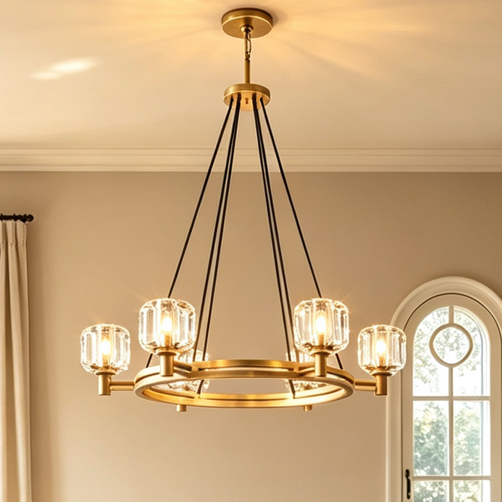 Demaret Round Chandelier 36" for Living Room, Bedroom,Dining Room