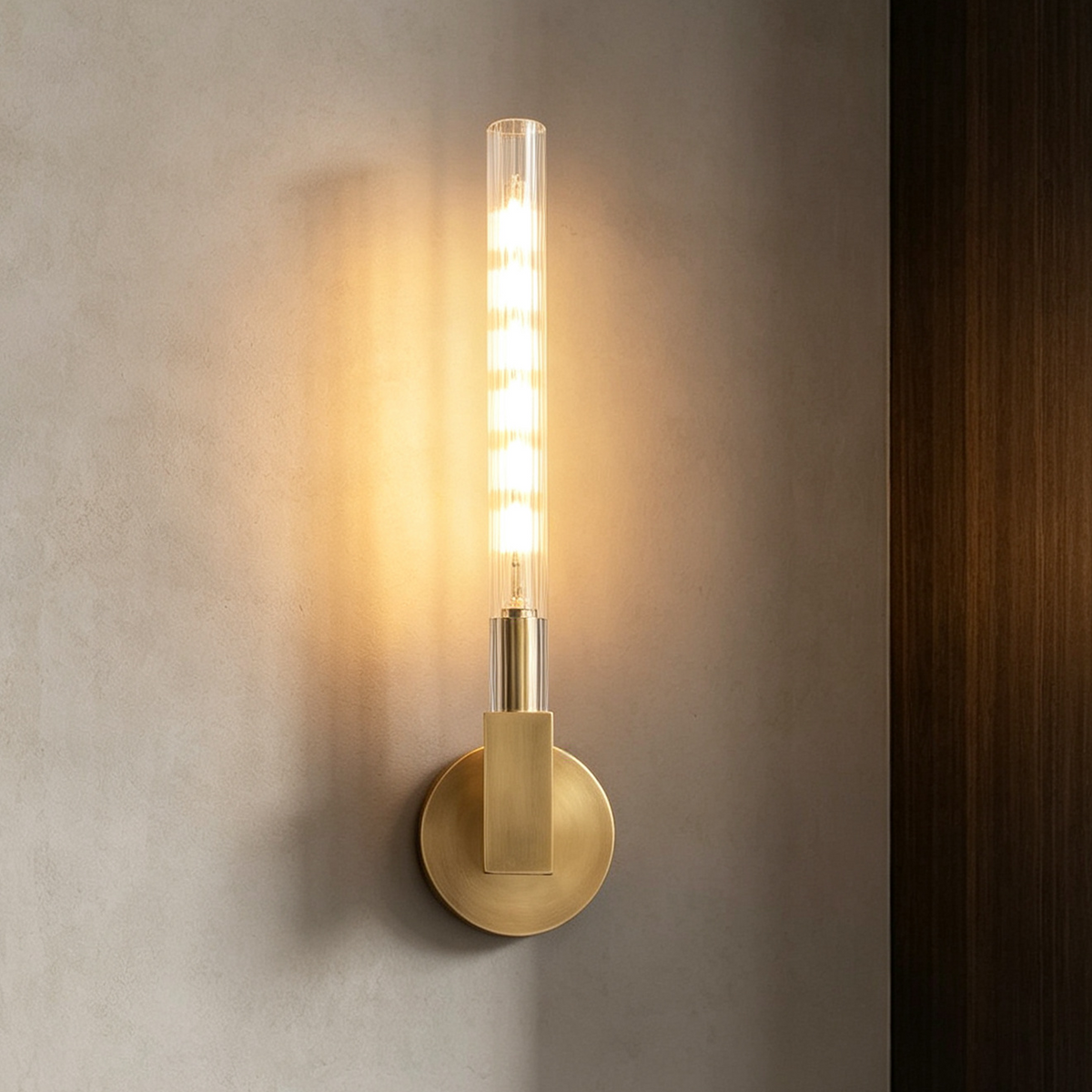 Cannele Single Head Outdoor Wall Sconce