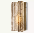 Lattice Smoke Glass Sconce 15" 30"