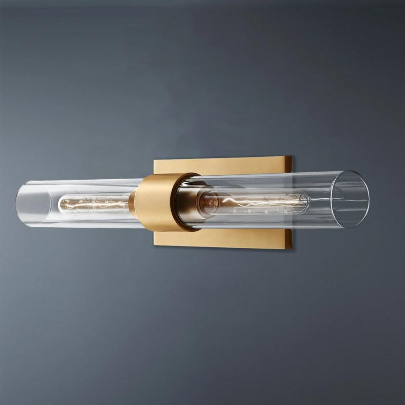 Ravelle Double Head Tube Wall Sconce
