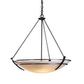 Presidio Tryne Large Scale Pendant 3-Light Opal Glass (GG) in Black