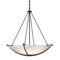 Compass Large Scale Pendant 3-Light Opal Glass (GG) in Black