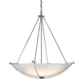 Compass Large Scale Pendant 3-Light Opal Glass (GG) in Sterling