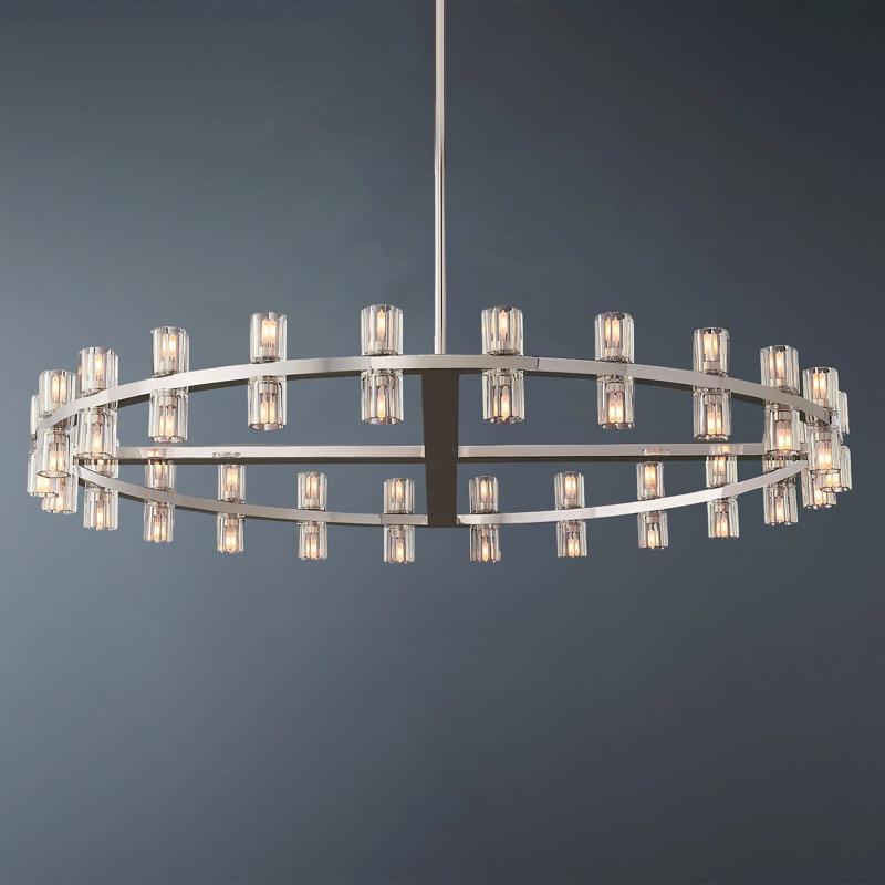 Arcachon Luxury Crystal Round Chandelier 48-Light 48"