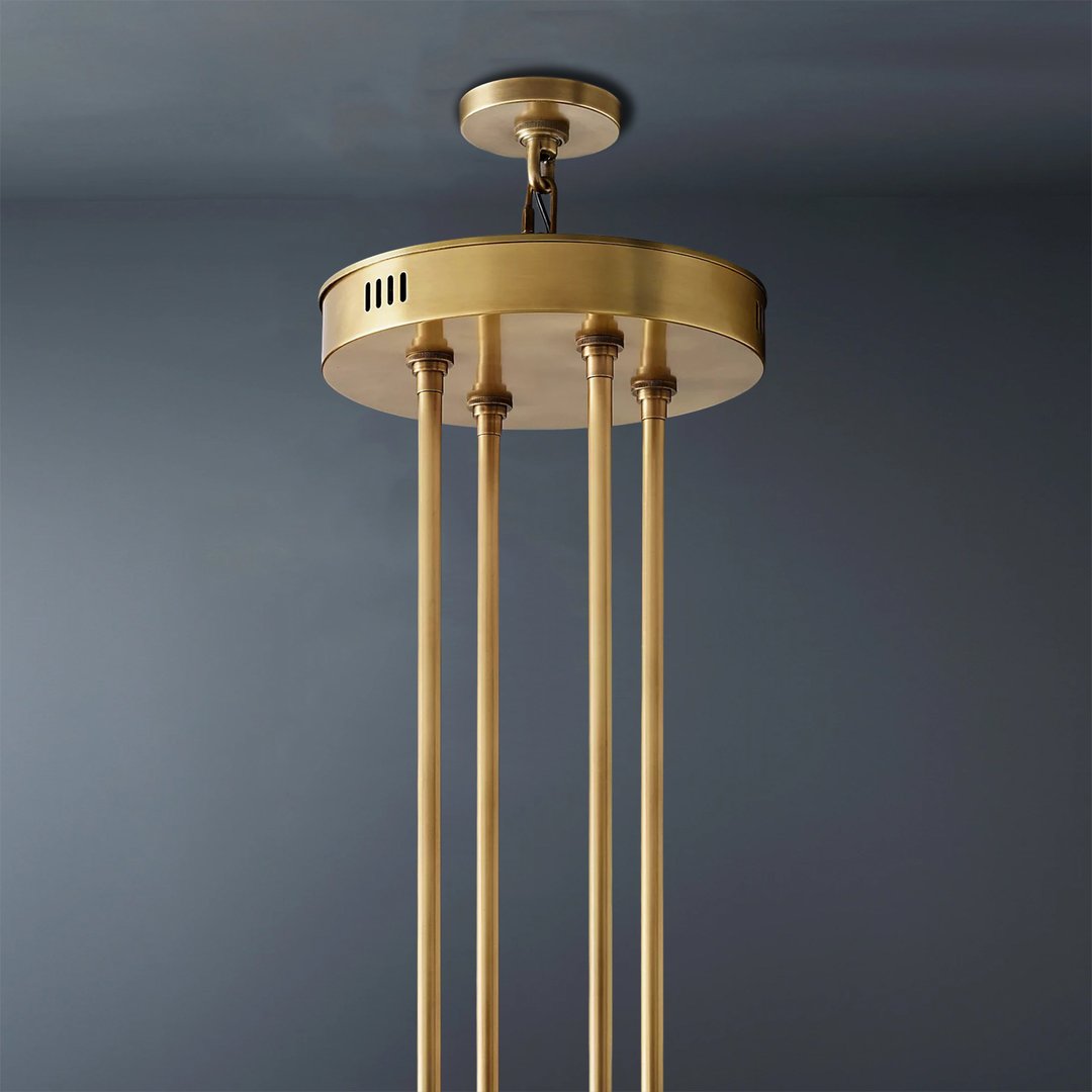 Arcachon Led Round Two-tier Chandelier 60"