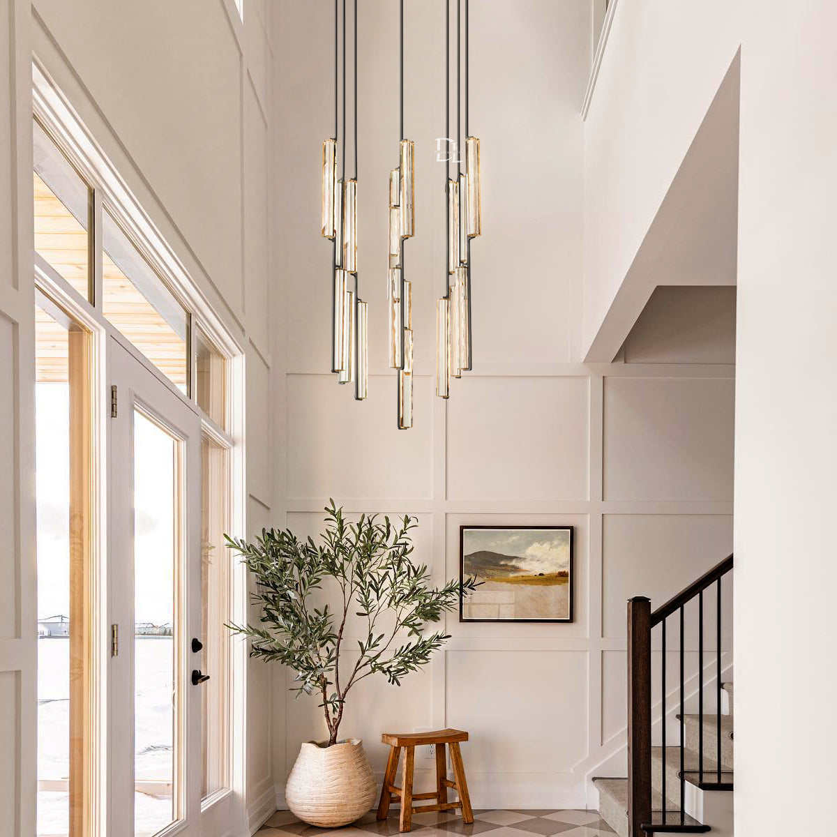 Aerie Crystal Round Chandelier 40"