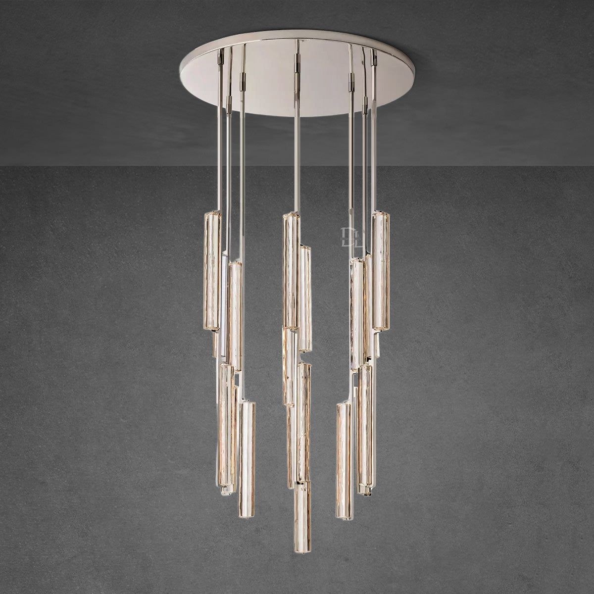 Aerie Crystal Round Chandelier 40"