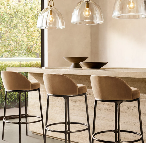 Botanist Dome Crystal Pendant Light 7"