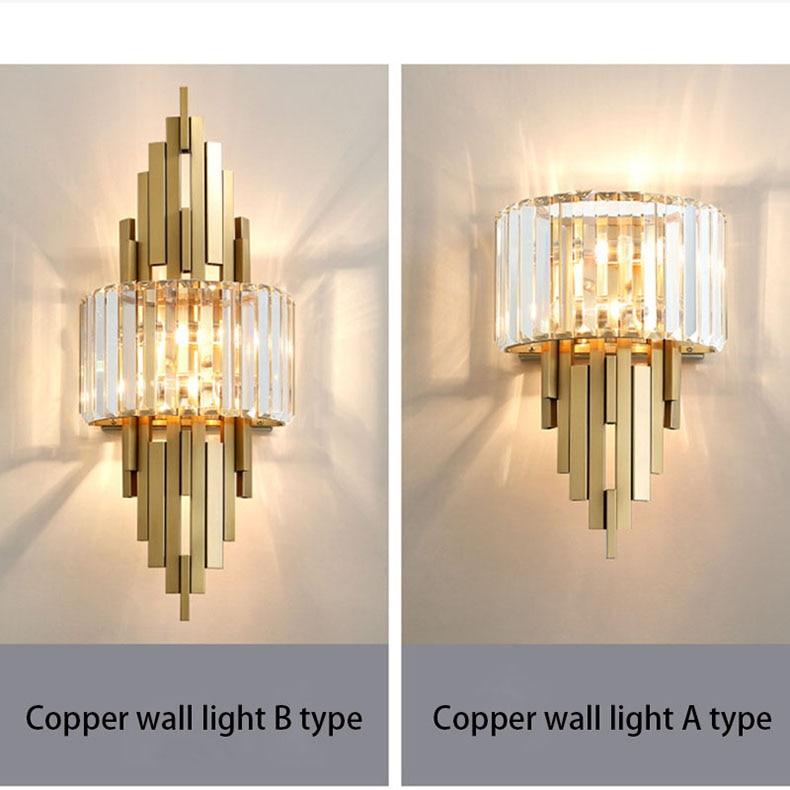 Eliana Crystal Wall Sconce A/B style