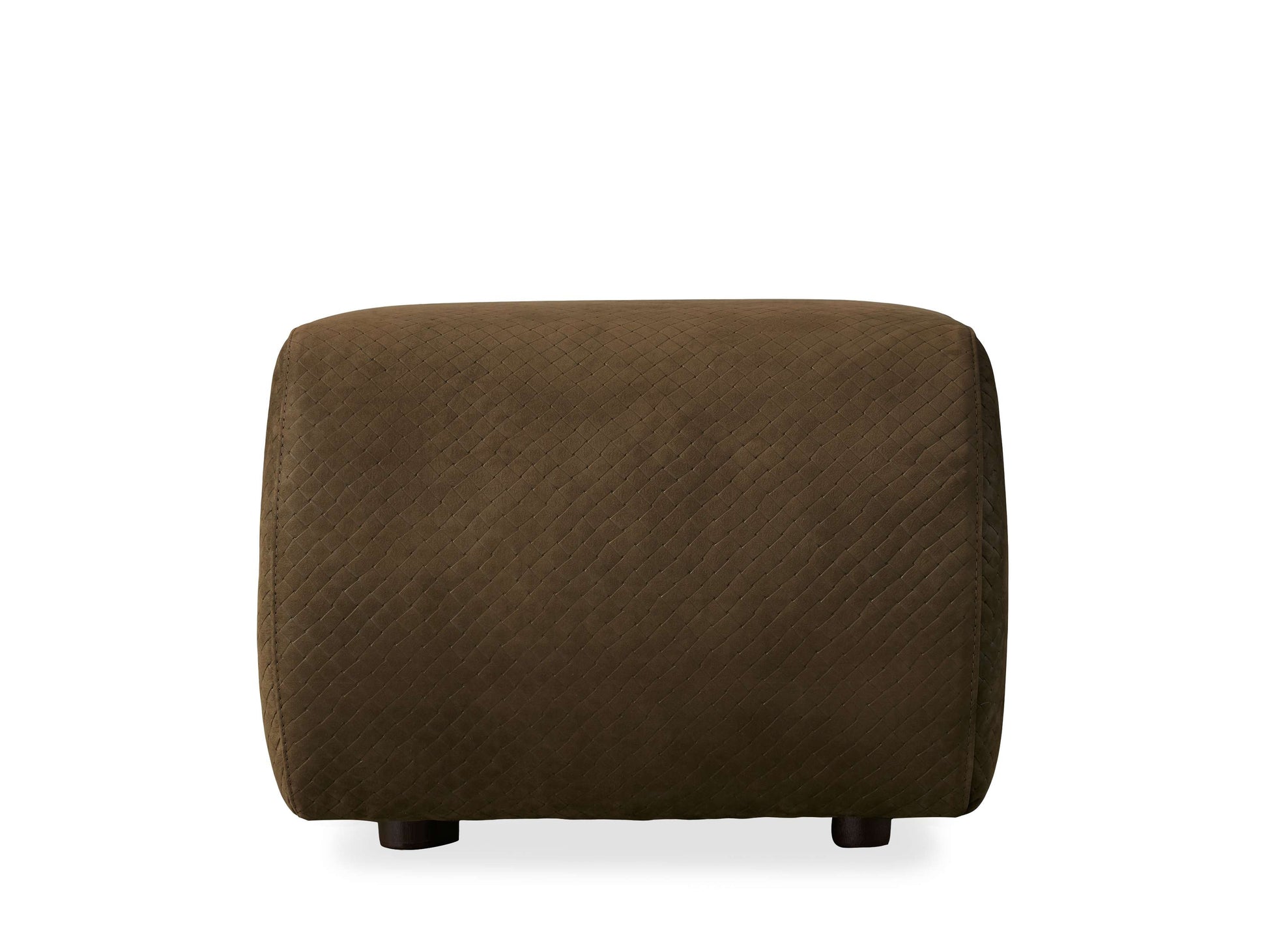 Fresno Leather Ottoman
