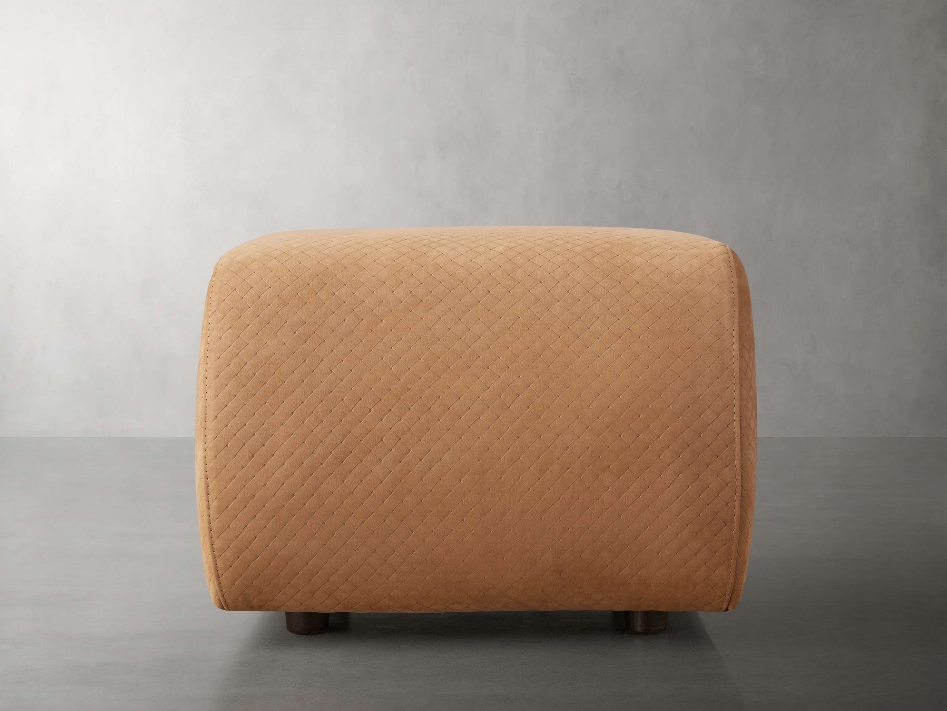 Fresno Leather Ottoman