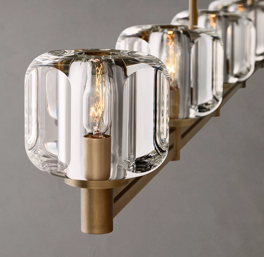 Demaret Linear Chandelier 54" for Living Room, Bedroom,Kitchen Island