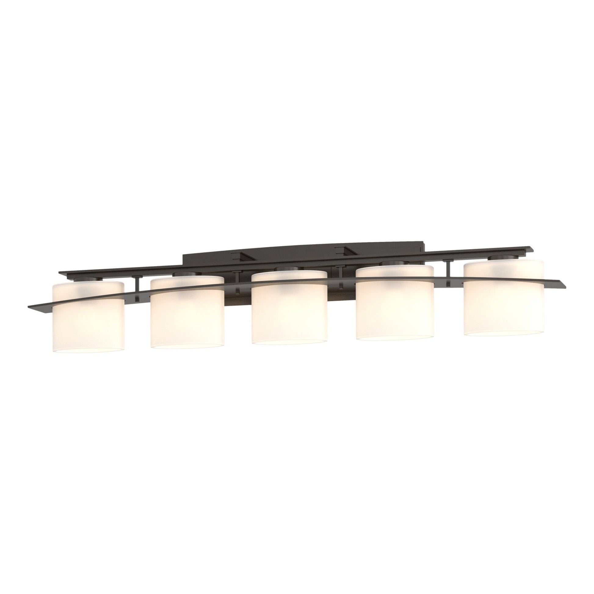 Arc Ellipse 5 Light Sconce 5-Light Opal Glass (GG) in Oil Rubbed Bronze