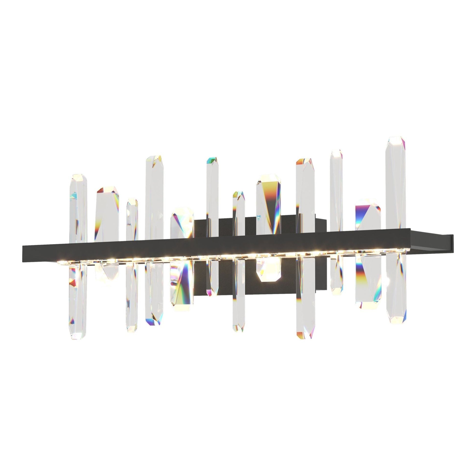 Solitude LED Sconce Crystal LED in Black