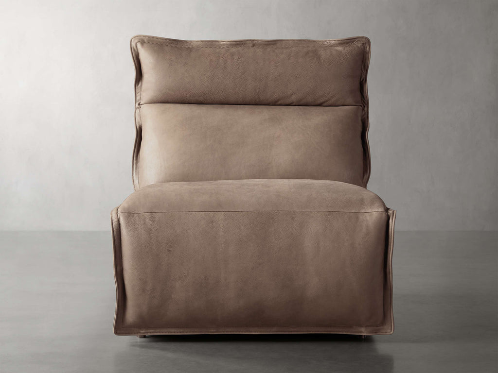 Rowland Leather High-Back Armless Motion Recliner