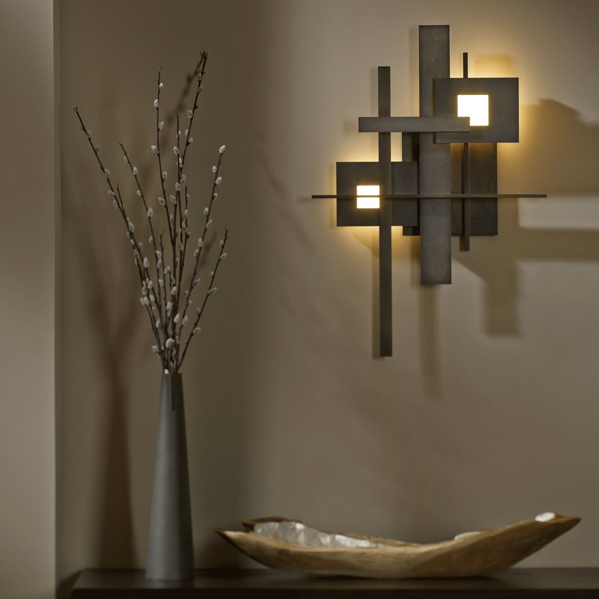 Planar LED Sconce LED in Dark Smoke