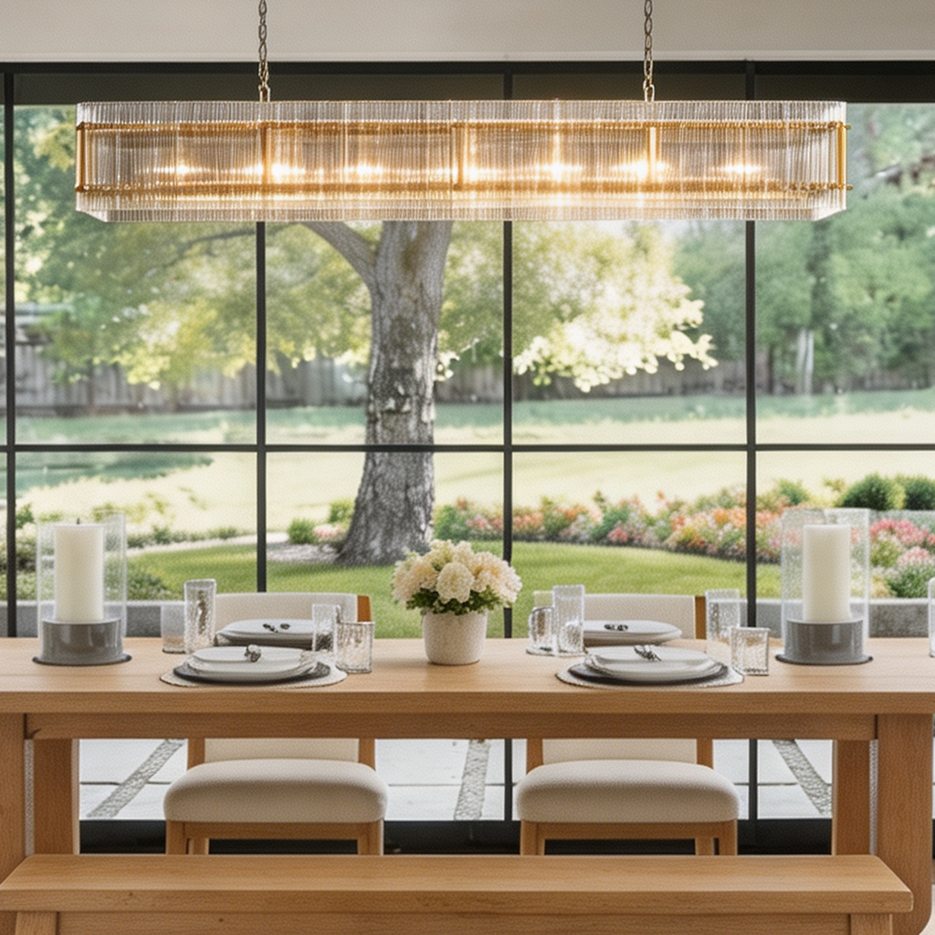 Modern San Marcol Cake Linear Luxury Chandelier 72"