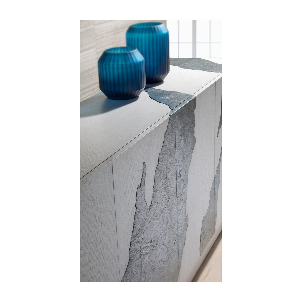 Artistica Home Signature Designs Contango White Long Media Console