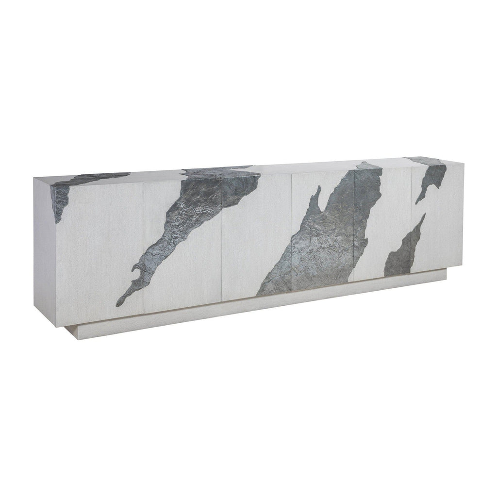 Artistica Home Signature Designs Contango White Long Media Console