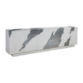 Artistica Home Signature Designs Contango White Long Media Console