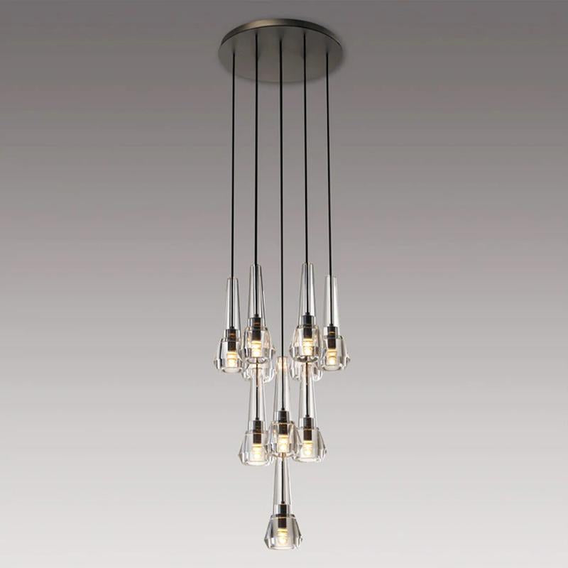 Apollin Round Chandelier For  Living Room (10 lights)