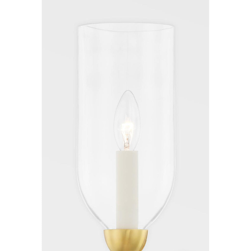 Classic No.1 8-Light Chandelier in Aged Brass by Mark D. Sikes 40L x 40W x 25.75H