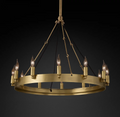 Camino Vintage Candelsbra Round Chandelier For Living Room