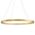 Jasmine 1-Light Chandelier in Gold Leaf 56W x 2.5H