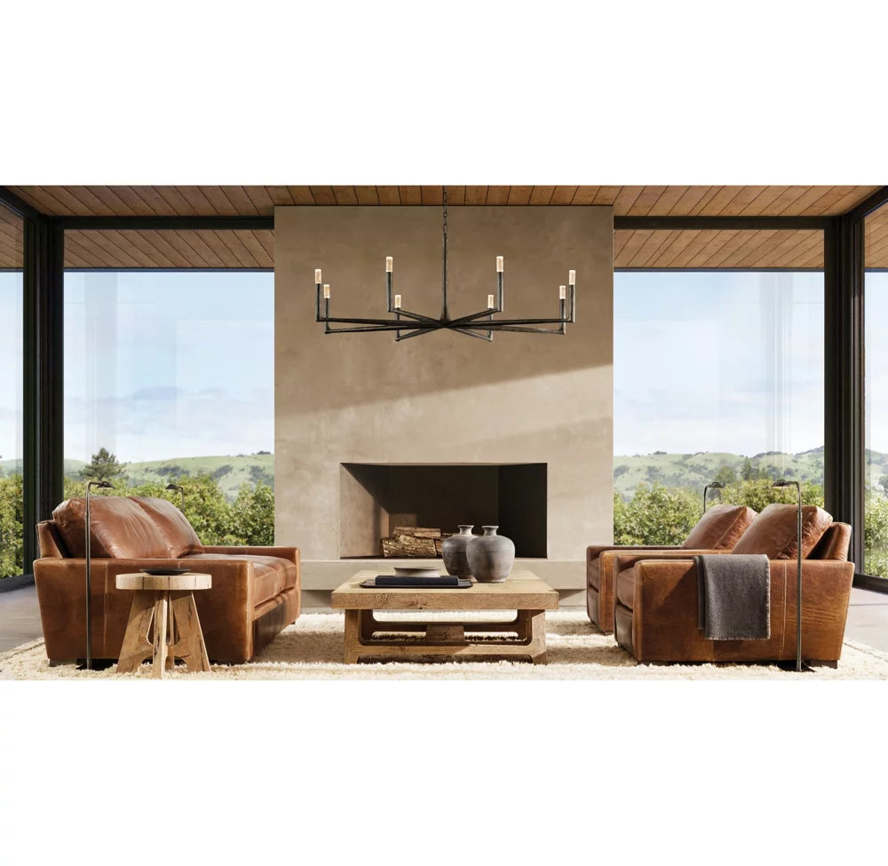Thaddeus Round Chandelier 60" For Living Room