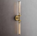 Lambeth Hexagonal Double Head Brass Wall Sconce