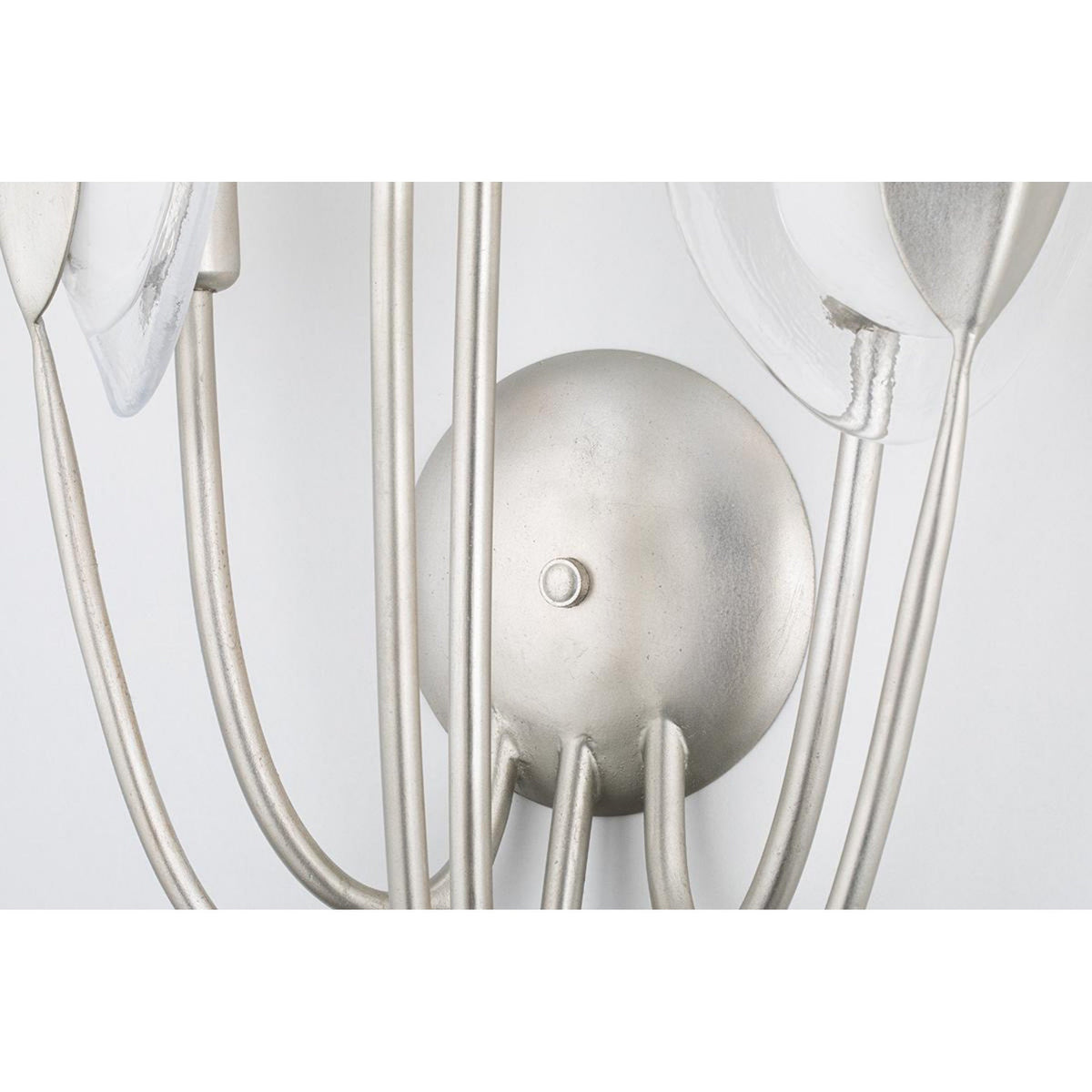 Blossom 24-Light Chandelier in Silver Leaf 55L x 55W x 37H